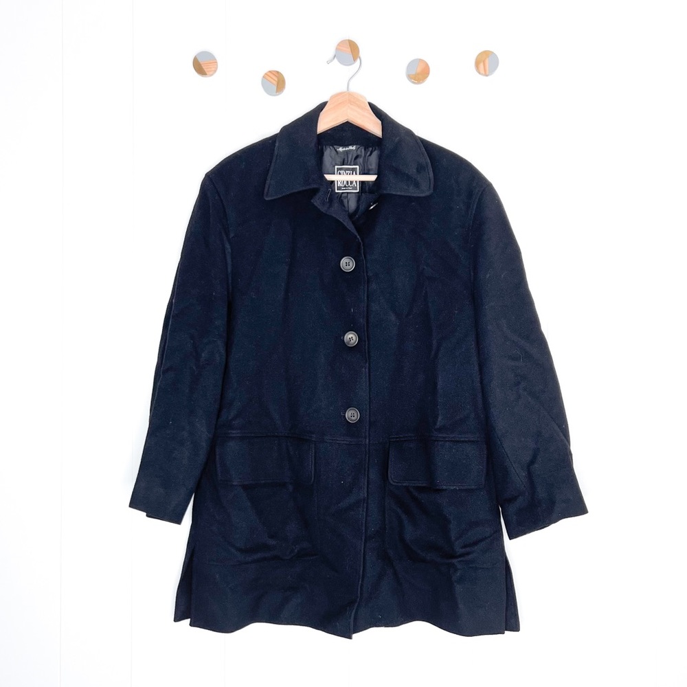Cinzia Rocca Lambswool Coat Jacket Made in Italy